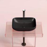 Раковина-чаша Ceramicanova Element 50 CN6055MB Черная матовая — фото 15, Раковины накладные