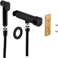 Товар: Гигиенический душ со смесителем Remer Minimal N64WNO Черный матовый - фото 4 Гигиенический душ со смесителем Remer Minimal N64WNO Черный матовый — фото 4, Гигиенические души