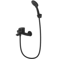 Смеситель для ванны Milardo Rora RORBL00M02 Черный матовый — фото 1, Для душа и ванны