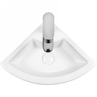 Раковина Bond 32 S91-320 угловая Белая глянцевая — фото 3, Раковины