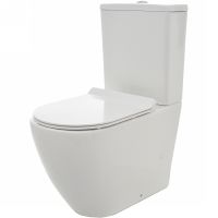 Унитаз компакт AQUAme AQM1002 без бачка с сиденьем Микролифт — фото 1, Напольные унитазы