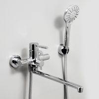 Main 4102L Смеситель для ванны с длинным изливом — фото 2, Смеситель для ванны