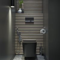 Товар: Клавиша смыва Iddis Unifix UNI06BCi77 Черная матовая Хром - фото 4 Клавиша смыва Iddis Unifix UNI06BCi77 Черная матовая Хром — фото 4, Кнопки смыва