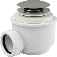 Сифон для душевого поддона Alcaplast A465-50 Хром — фото 1, Сифоны для поддонов