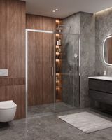 Душевая дверь CEZARES MOLVENO-BF-1-160-C-Cr-IV — фото 2, Раздвижные душевые двери