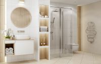 Товар: Душевой уголок Ambassador Nord 120х80 13011107 профиль Хром стекло прозрачное - фото 2 Душевой уголок Ambassador Nord 120х80 13011107 профиль Хром стекло прозрачное — фото 2, Душевые уголки