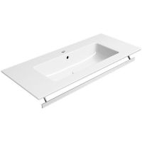 Раковина GSI Pura 102 8886111 Белая — фото 4, Раковины подвесные