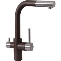Смеситель для кухни Florentina Кристалл 333.32H.2123.303 Мокко — фото 1, Смесители для кухни