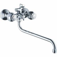 Смеситель для ванны Haiba HB2226 универсальный Хром — фото 1, Для душа и ванны