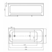 Акриловая ванна Azario Bella 170х70 AV.0020170 без гидромассажа — фото 4, Акриловые ванны