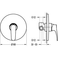 Товар: Смеситель для душа Swedbe Terracotta 2557 Терракота - фото 4 Смеситель для душа Swedbe Terracotta 2557 Терракота — фото 4, Смеситель для душа