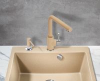 Смеситель для кухни Milacio Ultra MCU.555.BG Бежевый — фото 4, Смесители для кухни