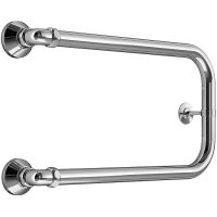 Водяной полотенцесушитель Melodia della vita Moon П-образный 60х60 MTRMN6060 Полированная сталь — фото 1, Водяные полотенцесушители