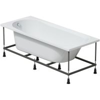 Акриловая ванна Corpa Nera Milano 160x70 CN05008WH без гидромассажа — фото 2, Акриловые ванны