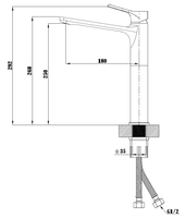 Товар: Смеситель "Eiger" д/рак, высокий, без дон/кл, арт. EG 25 - фото 2 Смеситель "Eiger" д/рак, высокий, без дон/кл, арт. EG 25 — фото 2, Для душа и ванны