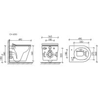 Товар: Унитаз Ceramicanova Balearica CN6000 подвесной Белый с сиденьем Микролифт - фото 11 Унитаз Ceramicanova Balearica CN6000 подвесной Белый с сиденьем Микролифт — фото 11, Подвесные унитазы