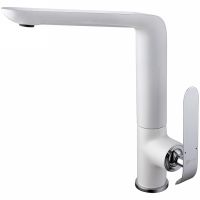 Смеситель для кухни Lemark Melange LM4905CW Белый Хром — фото 1, Смесители для кухни