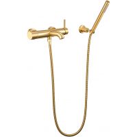 Смеситель для душа Milacio Ultra MCU.350.GD Брашированное золото — фото 1, Смеситель для душа