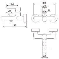 Товар: Смеситель для ванны Iddis Aiger AIGMG00i02WA Золото матовое - фото 2 Смеситель для ванны Iddis Aiger AIGMG00i02WA Золото матовое — фото 2, Для душа и ванны