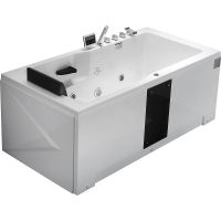 Акриловая ванна Gemy 171х86 G9066 II K R с гидромассажем — фото 1, Акриловые ванны