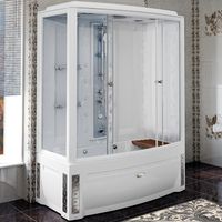 Товар: Душевой бокс Radomir Элис 1 168x85 R 1-04-1-2-4-0950 с баней профиль Белый стекло прозрачное - фото 1 Душевой бокс Radomir Элис 1 168x85 R 1-04-1-2-4-0950 с баней профиль Белый стекло прозрачное — фото 1, Душевые боксы