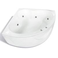 Акриловая ванна BellSan Тера 150x150 4627171531476 с гидромассажем — фото 4, Акриловые ванны