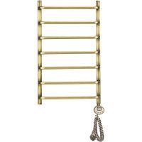 Электрический полотенцесушитель Domoterm Стефано П7 400x700 АБР ER Античная бронза — фото 1, Электрические полотенцесушители