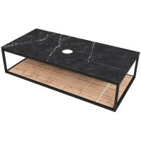 Столешница под раковину 1MarKa Loft 90 Ц0000021562 Черная — фото 1, Столешницы под раковину