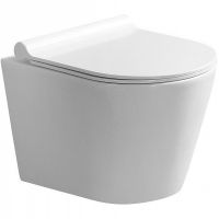 Унитаз Azario Nova AZ2217 подвесной Белый с сиденьем Микролифт — фото 1, Подвесные унитазы