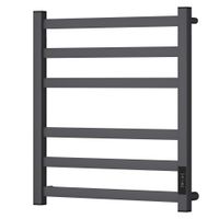 Товар: Полотенцесушитель электрический Point Меркурий PN83856GR П6 500x600, диммер справа, графит премиум - фото 3 Полотенцесушитель электрический Point Меркурий PN83856GR П6 500x600, диммер справа, графит премиум — фото 3, Электрические полотенцесушители