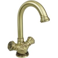 Смеситель для раковины Bronze de Luxe Royal 21981 Бронза — фото 1, Смесители для раковины