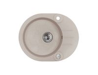 Мойка для кухни ROLL 40 GRANITAL CARBON-G91 595x475x160;1x с сифоном 1105246 — фото 1, Кухонные мойки