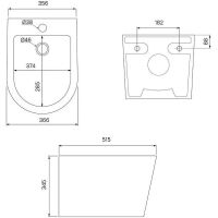 Товар: Биде Iddis Calipso CALRB02i82 подвесное Черное матовое - фото 2 Биде Iddis Calipso CALRB02i82 подвесное Черное матовое — фото 2, Биде