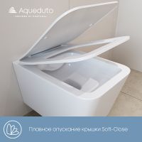 Товар: Унитаз Aqueduto Macio MAC0110 подвесной Белый глянцевый с сиденьем Микролифт - фото 12 Унитаз Aqueduto Macio MAC0110 подвесной Белый глянцевый с сиденьем Микролифт — фото 12, Подвесные унитазы