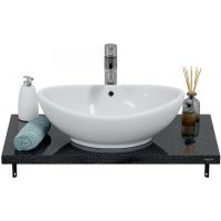 Столешница под раковину СанТа 80 900146 Млечный путь — фото 3, Раковины