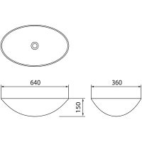 Товар: Раковина-чаша Point Сатурн 64 PN43903WG Белый Золото - фото 5 Раковина-чаша Point Сатурн 64 PN43903WG Белый Золото — фото 5, Раковины