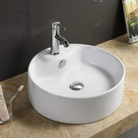 Товар: Раковина-чаша CeramaLux 40 7026B Белая - фото 6 Раковина-чаша CeramaLux 40 7026B Белая — фото 6, Раковины