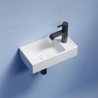 Раковина Ceramicanova Element 41 L CN6051L Белая глянцевая — фото 10, Мини-раковины