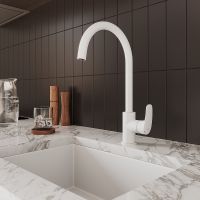 Товар: Смеситель для кухни Milardo Rora RORWTFJM05 Белый матовый - фото 9 Смеситель для кухни Milardo Rora RORWTFJM05 Белый матовый — фото 9, Смесители для кухни