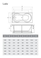 Товар: Акриловая ванна Relisan Lada 140x70 Гл000000982 без гидромассажа - фото 3 Акриловая ванна Relisan Lada 140x70 Гл000000982 без гидромассажа — фото 3, Ванны