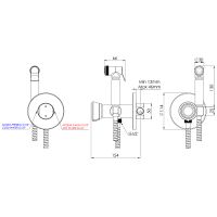 Товар: Гигиенический душ со смесителем Remer Element ET65NO Черный матовый - фото 2 Гигиенический душ со смесителем Remer Element ET65NO Черный матовый — фото 2, Гигиенические души