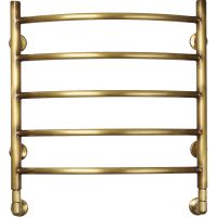 Водяной полотенцесушитель Domoterm Калипсо П5 500*500 Античная бронза — фото 1, Водяные полотенцесушители