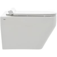 Унитаз AQUAme AQM2009 подвесной Белый глянец с сиденьем Микролифт — фото 5, Подвесные унитазы