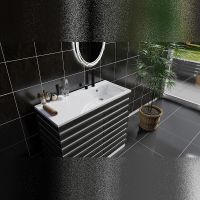 Раковина Maretti Umbria 120 R UM13SM44-844 с местом под стиральную машину Белая — фото 2, Раковины