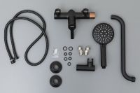 Товар: Смеситель для ванны Haiba HB22652-7 универсальный Черный матовый - фото 3 Смеситель для ванны Haiba HB22652-7 универсальный Черный матовый — фото 3, Смеситель для ванны