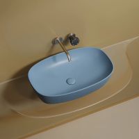 Раковина-чаша Ceramicanova Element 60 CN6049ML Голубая матовая — фото 3, Раковины накладные