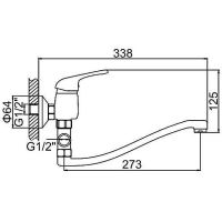 Товар: Смеситель для ванны Ledeme H39-B 2139-ВL универсальный Хром - фото 2 Смеситель для ванны Ledeme H39-B 2139-ВL универсальный Хром — фото 2, Смеситель для ванны