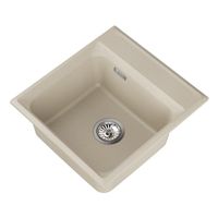 Товар: Мойка кухонная Point Мисти 46 светло-бежевый - фото 3 Мойка кухонная Point Мисти 46 светло-бежевый — фото 3, Кухонные мойки