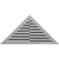 Решетка для душевого лотка Alcaplast TIME Нержавеющая сталь — фото 1, Слив и канализация