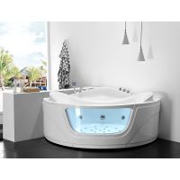 Акриловая ванна Gemy G9247 K 165х165 с гидромассажем арт-G9247K — фото 2, Акриловые ванны